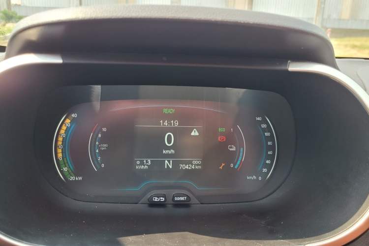 Used Chery New Energy Little Ant 2021 150 000 Yuan Ant Fan Edition Ant Trend Version Lithium Iron Phosphate Odometer Close Up