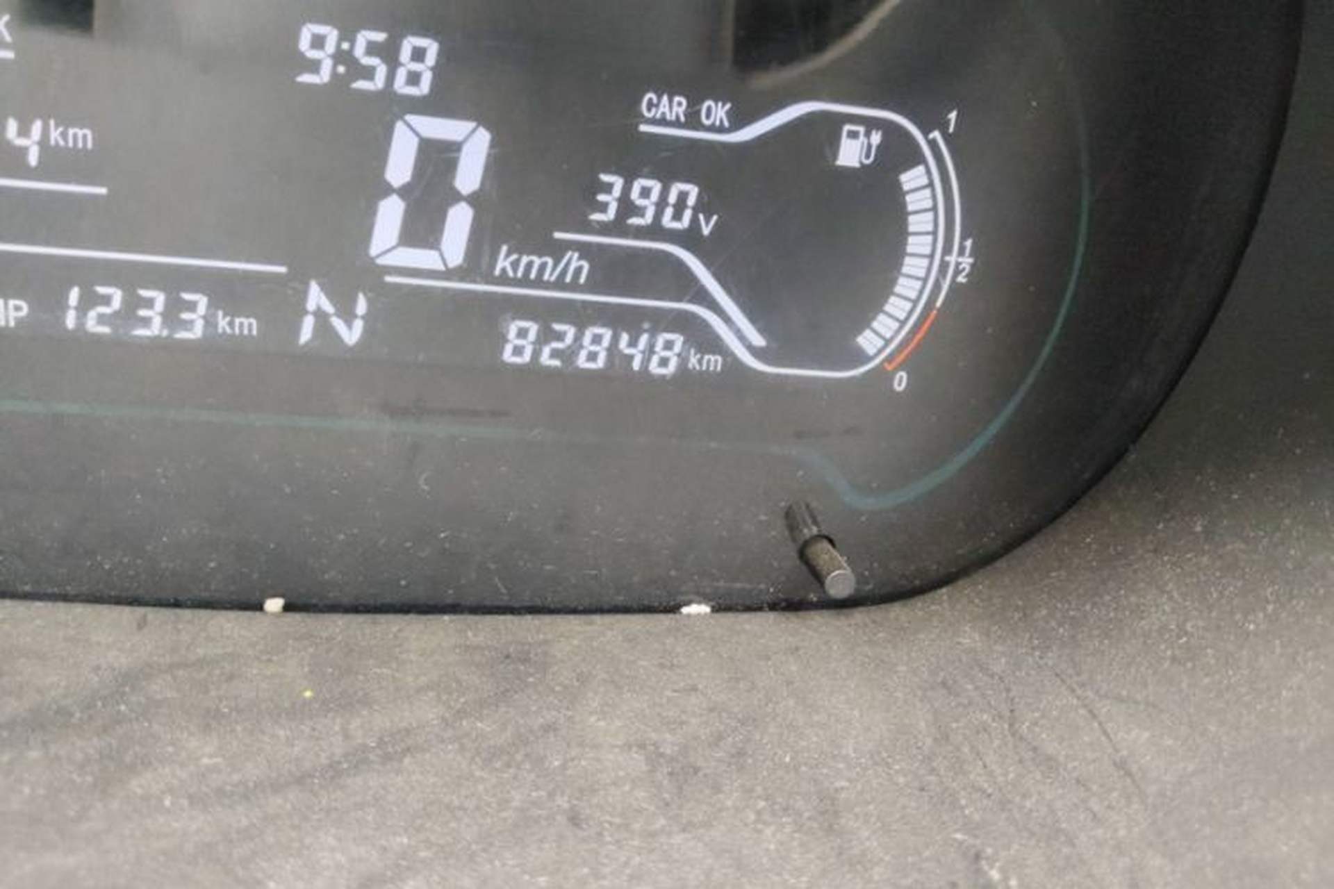 Used Chery New Energy Little Ant 2018 400 4-Seater Smart Edition Odometer Close Up