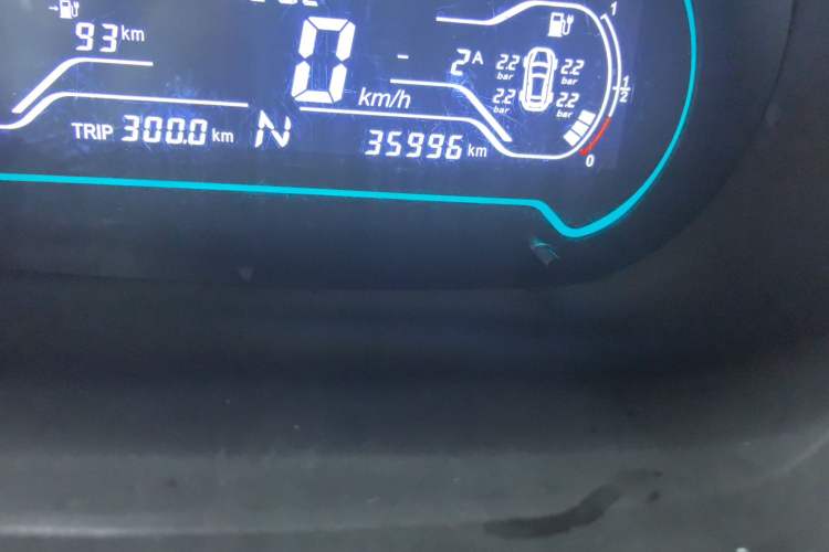 Used Chery New Energy Little Ant 2018 400 4-Seater Smart Edition Odometer Close Up