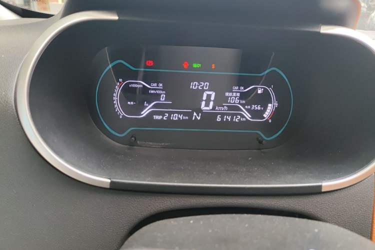Used Chery New Energy Little Ant 2018 300 4-Seater Smart Edition Odometer Close Up