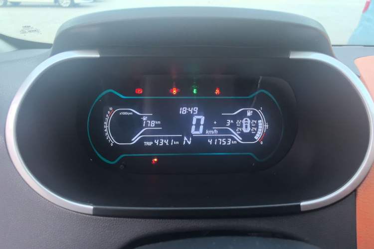Used Chery New Energy Little Ant 2018 400 4-Seater Smart Edition Odometer Close Up