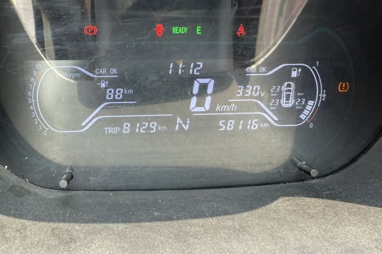 Used Chery New Energy Little Ant 2018 400 4-Seater Smart Edition Odometer Close Up
