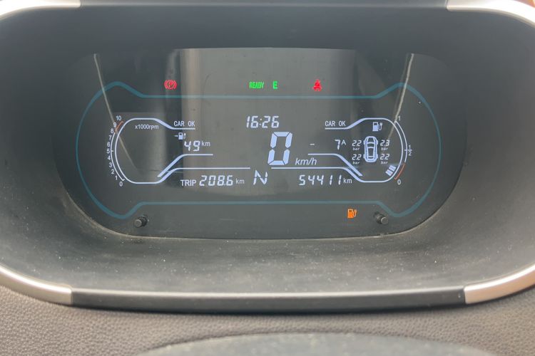 Used Chery New Energy Little Ant 2018 400 4-Seater Smart Edition Odometer Close Up