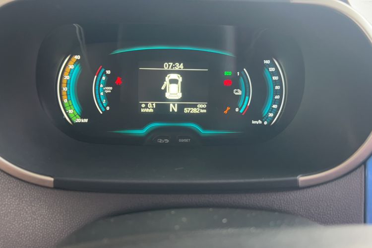 Used Chery New Energy Little Ant 2019 4-Seater Smart Edition 35 kWh Odometer Close Up