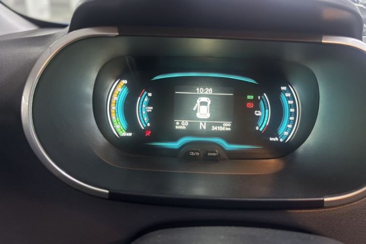 Used Chery New Energy Little Ant 2019 4-Seater Smart Edition 30.6 kWh Odometer Close Up