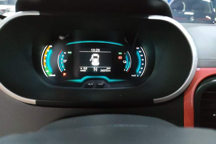 Used Chery New Energy Little Ant 2019 4-Seater Smart Edition 35 kWh Odometer Close Up