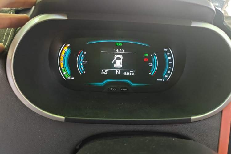 Used Chery New Energy Little Ant 2019 4-Seater Smart Edition 35 kWh Odometer Close Up