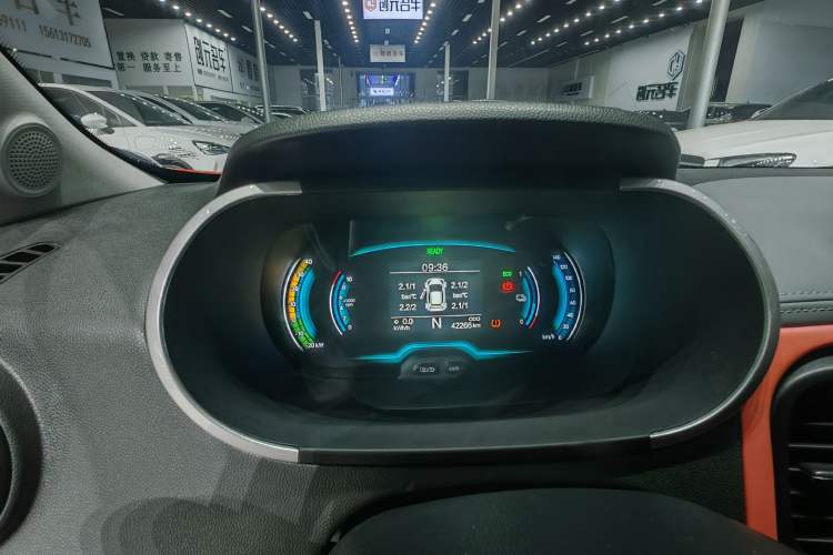 Used Chery New Energy Little Ant 2019 4-Seater Smart Edition 35 kWh Odometer Close Up