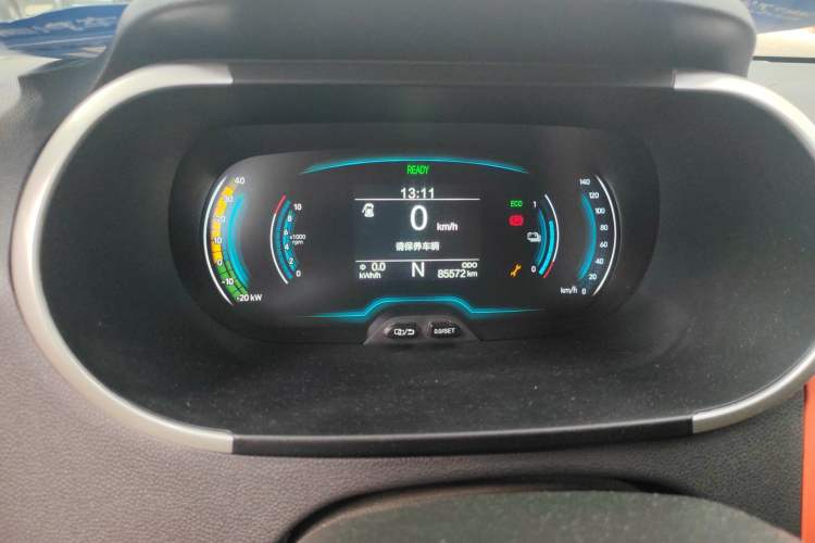 Used Chery New Energy Little Ant 2019 4-Seater Smart Luxe Version 30.6 kWh Odometer Close Up