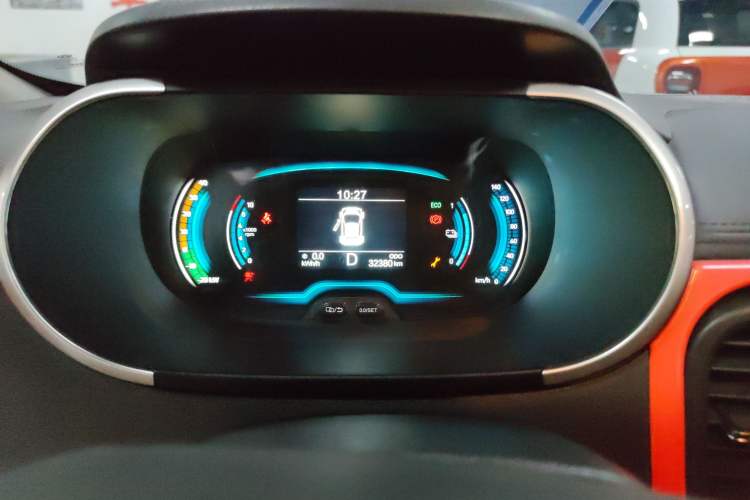 Used Chery New Energy Little Ant 2019 4-Seater Smart Luxe Version 30.6 kWh Odometer Close Up
