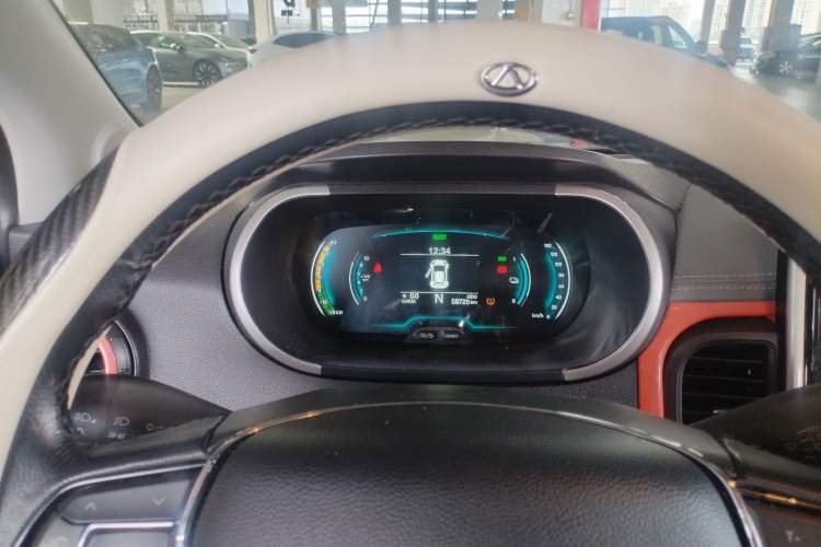 Used Chery New Energy Little Ant 2019 4-Seater Smart Edition 35 kWh Odometer Close Up