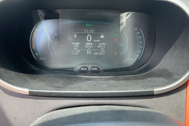 Used Chery New Energy Little Ant 2019 4-Seater Smart Edition 30.6 kWh Odometer Close Up