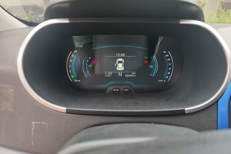 Used Chery New Energy Little Ant 2019 4-Seater Smart Edition 35 kWh Odometer Close Up