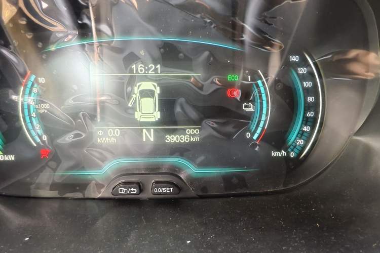 Used Chery New Energy Little Ant 2021 150 000 Yuan "Ant Fan" Edition New Ant Xuan Version Lithium-NMC Battery Odometer Close Up