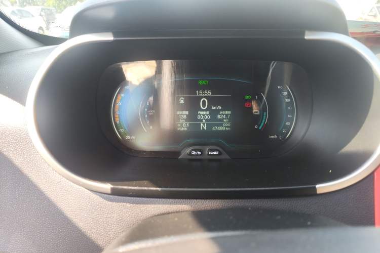Used Chery New Energy Little Ant 2021 150 000 Yuan Ant Fan Edition Ant Trend Version Lithium Iron Phosphate Odometer Close Up
