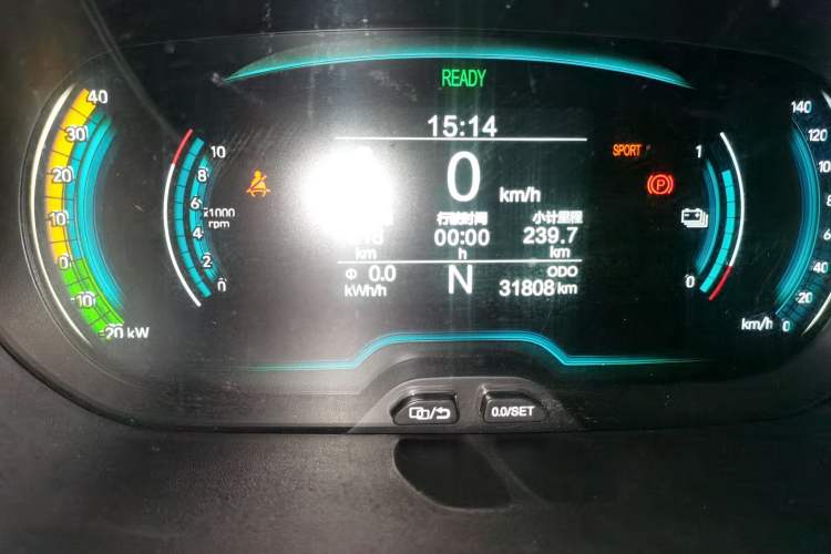 Used Chery New Energy Little Ant 2021 150 000 Yuan Ant Fan Edition Ant Cool Version Lithium Iron Phosphate Odometer Close Up