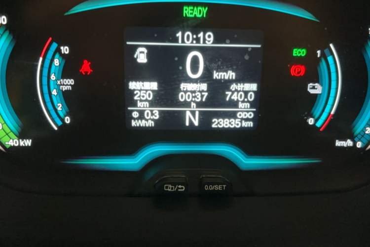 Used Chery New Energy Little Ant 2022 Restyled Version Sweet Pink Edition Half-Sugar Version 30.6 kWh 30 kW 301 km Odometer Close Up