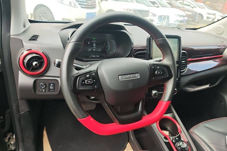 Used Chery New Energy Little Ant 2022 Restyled Version Sweet Pink Edition Low-Sugar Version Lithium Iron Phosphate Battery 30.7 kWh 30 kW 301 km Steering Wheel