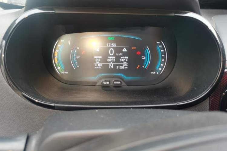 Used Chery New Energy Little Ant 2023 301km True Love Plus Version Lithium Iron Phosphate Odometer Close Up