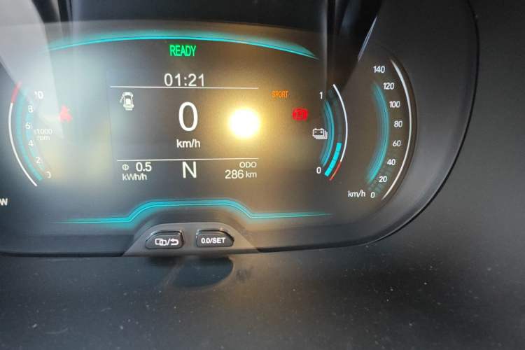 Used Chery New Energy Little Ant 2024 Revised Version Youth Edition 251 km True Love Edition 25.05 kWh Odometer Close Up