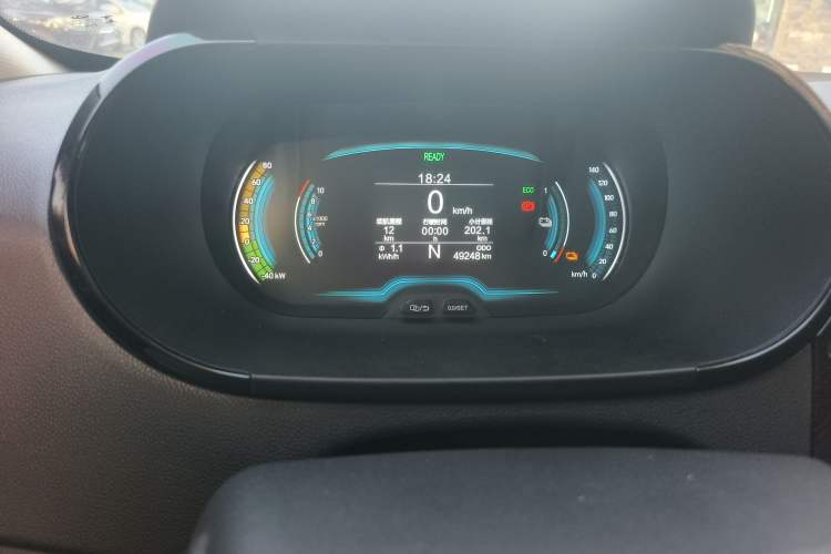 Used Chery New Energy Little Ant 2024 Youth Edition 251km True Love Edition 23.99 kWh Odometer Close Up