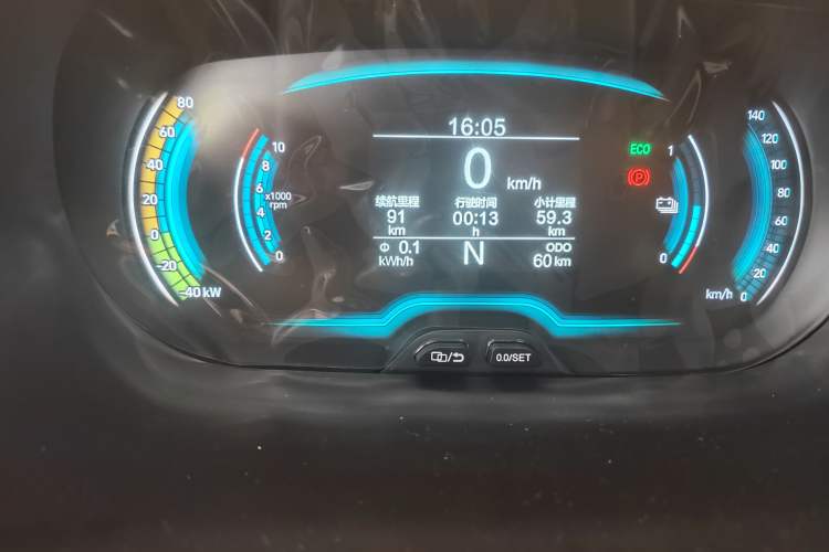Used Chery New Energy Little Ant 2025 Model, 251km Favorite Edition, 25.05kWh Odometer Close Up