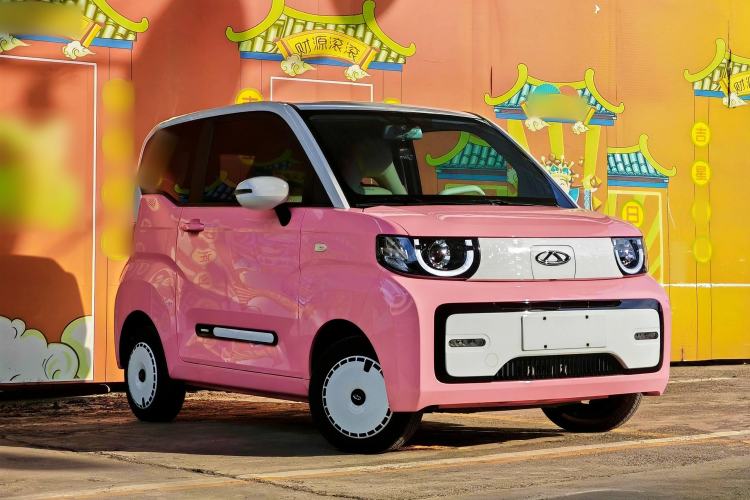 Used Chery New Energy QQ Ice Cream 2022 Taohuanxi Sweet Peach Edition Exterior 1