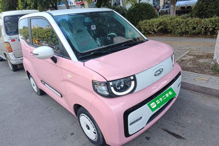 Used Chery New Energy QQ Ice Cream 2022 Taohuanxi Sweet Peach Edition Front Right 45 Deg