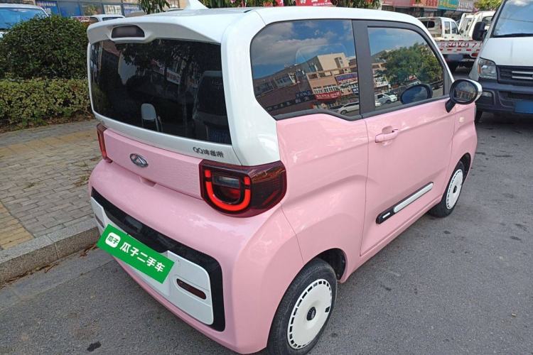 Used Chery New Energy QQ Ice Cream 2022 Taohuanxi Sweet Peach Edition Rear Right 45 Deg
