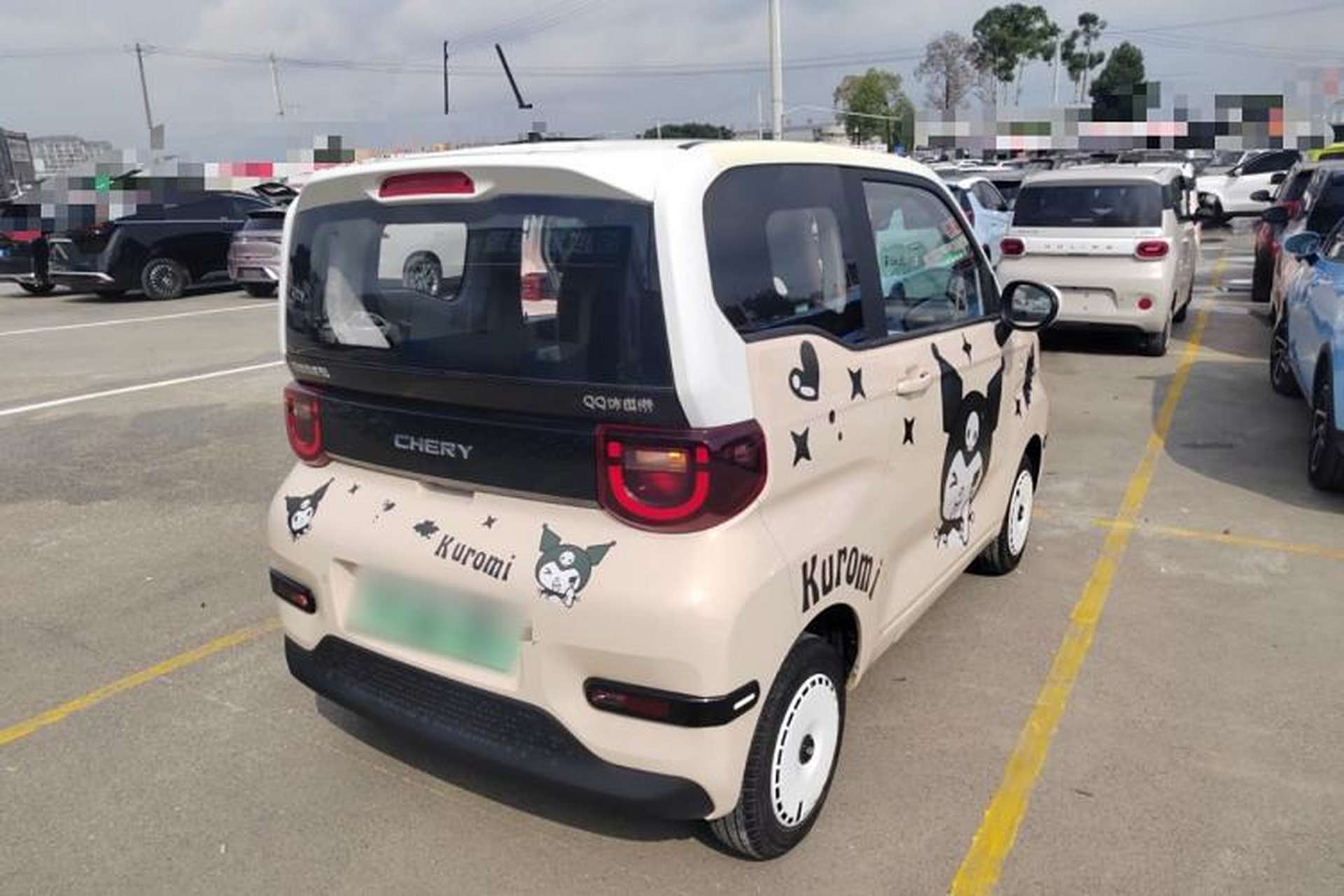 Used Chery New Energy QQ Ice Cream 2024 Restyled 170 km Sundae Rear Right 45 Deg