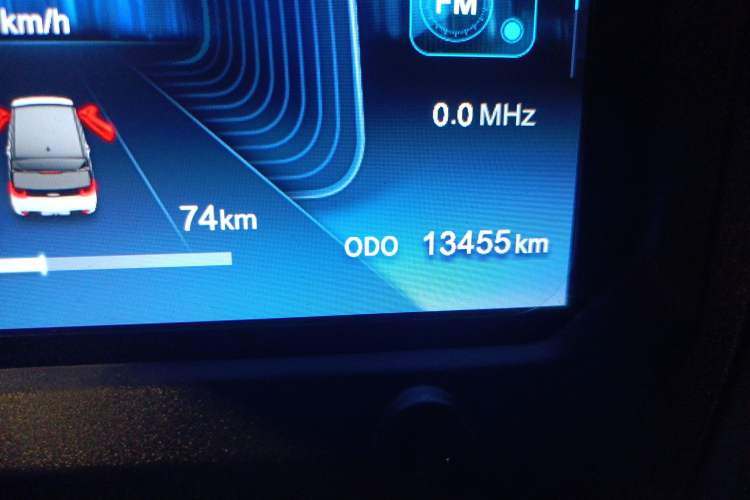 Used Chery New Energy QQ Ice Cream 2024 170km Sundae Odometer Close Up