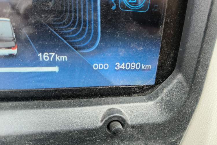 Used Chery New Energy QQ Ice Cream 2024 Restyled 170 km Sundae Odometer Close Up