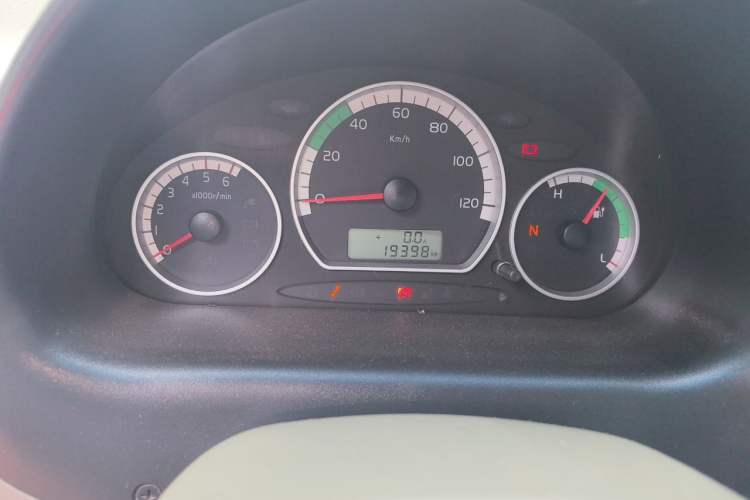 Used Chery New Energy QQ3EV 2012 Qihang Type I Odometer Close Up