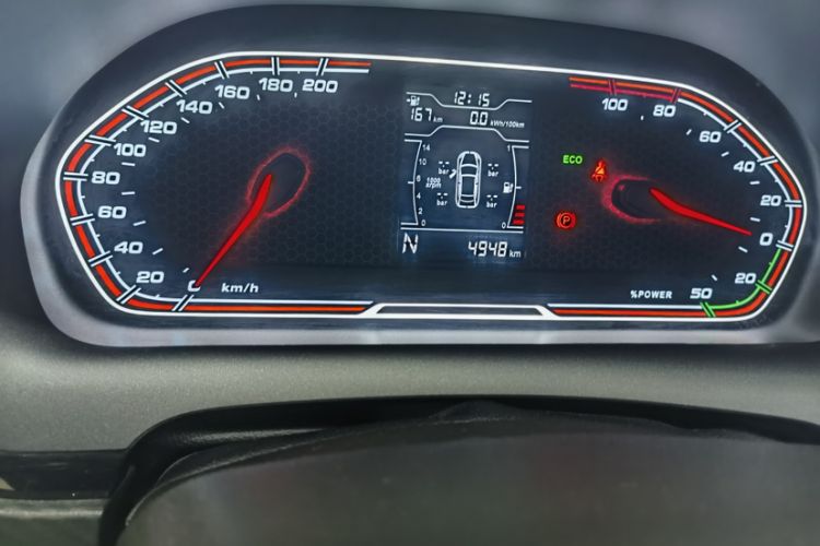 Used Chery New Energy Tiggo 3xe 2018 480 Comfort Edition Odometer Close Up