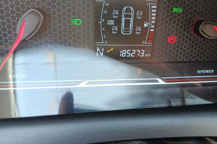 Used Chery New Energy Tiggo 3xe 2018 480 Comfort Edition Odometer Close Up