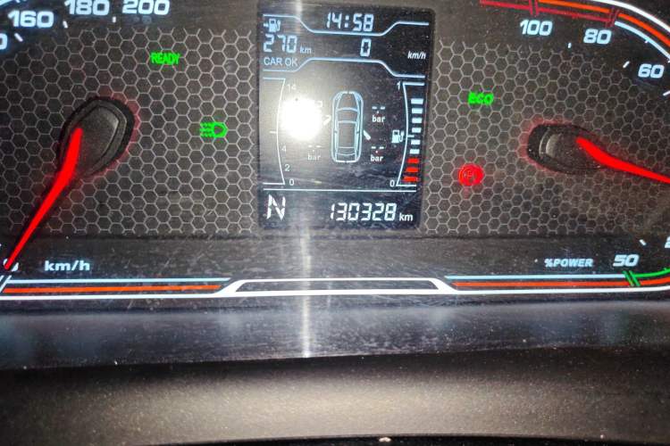 Used Chery New Energy Tiggo 3xe 2018 400 Comfort Edition Odometer Close Up
