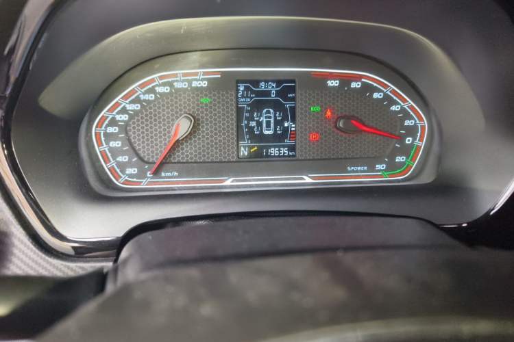 Used Chery New Energy Tiggo 3xe 2018 480 Comfort Edition Odometer Close Up