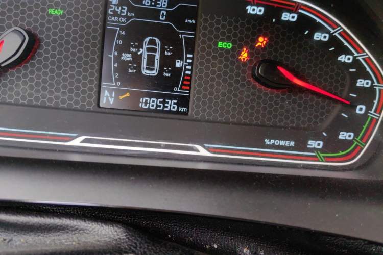 Used Chery New Energy Tiggo 3xe 2018 400 Comfort Edition Odometer Close Up