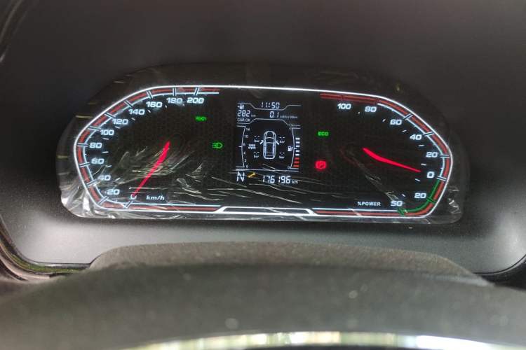 Used Chery New Energy Tiggo 3xe 2018 400 Comfort Edition Odometer Close Up