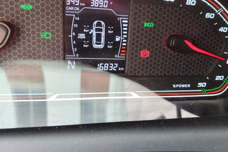 Used Chery New Energy Tiggo 3xe 2018 400 Comfort Edition Odometer Close Up