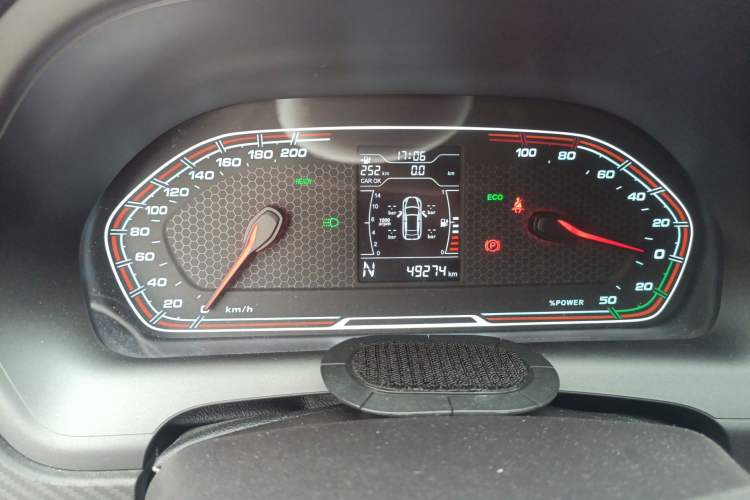 Used Chery New Energy Tiggo 3xe 2018 480 Chanyou Edition Odometer Close Up