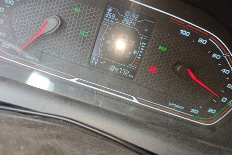 Used Chery New Energy Tiggo 3xe 2018 480 Comfort Edition Odometer Close Up