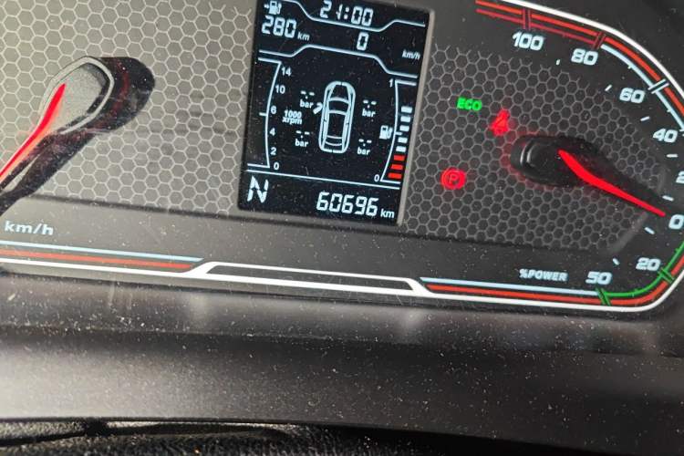 Used Chery New Energy Tiggo 3xe 2018 400 Comfort Edition Odometer Close Up