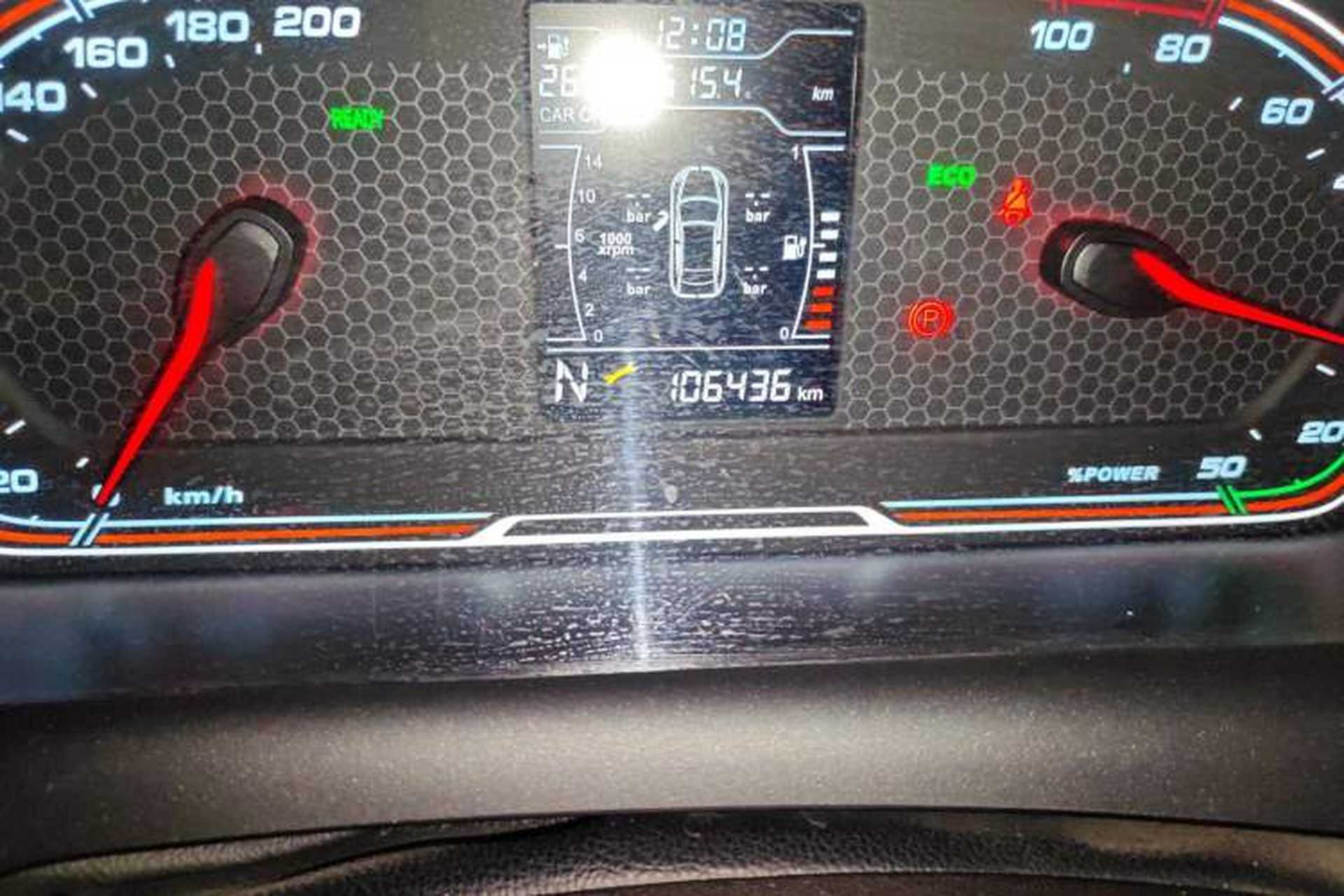 Used Chery New Energy Tiggo 3xe 2018 480 Comfort Edition Odometer Close Up