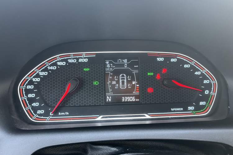 Used Chery New Energy Tiggo 3xe 2018 400 Comfort Edition Odometer Close Up