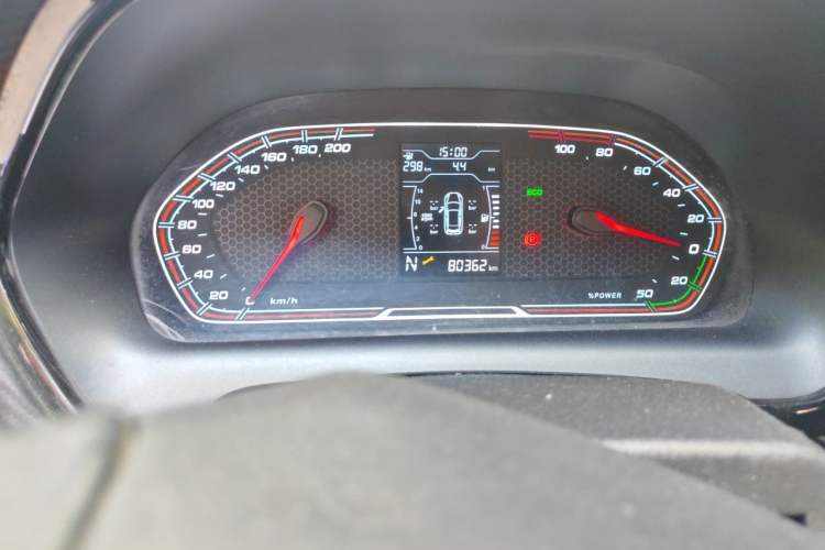 Used Chery New Energy Tiggo 3xe 2018 400 Comfort Edition Odometer Close Up
