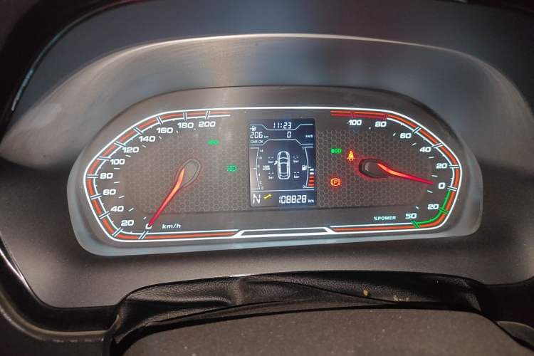 Used Chery New Energy Tiggo 3xe 2018 400 Comfort Edition Odometer Close Up
