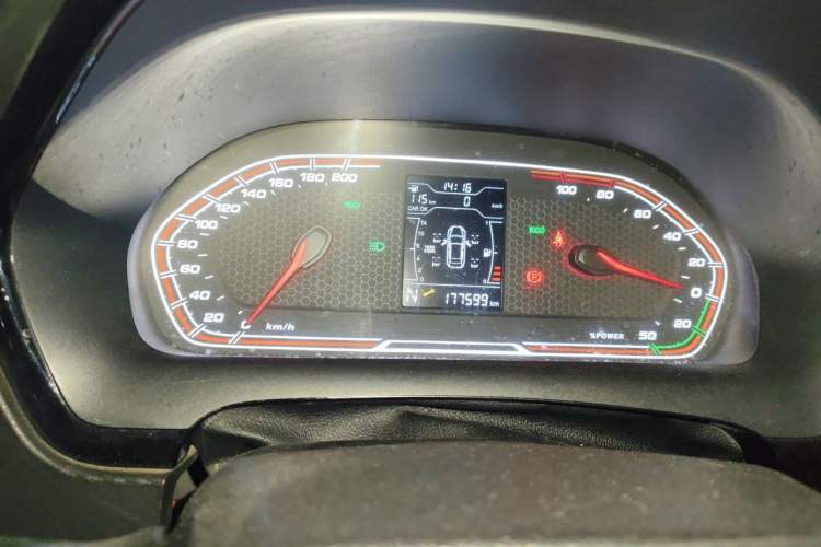 Used Chery New Energy Tiggo 3xe 2018 480 Comfort Edition Odometer Close Up