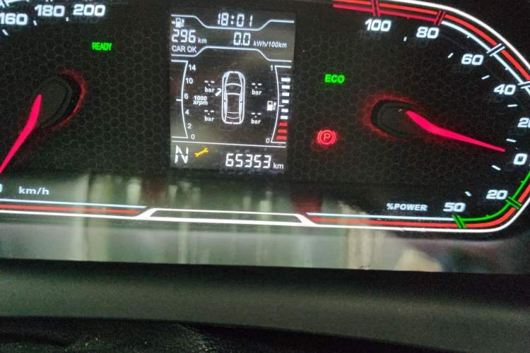 Used Chery New Energy Tiggo 3xe 2018 400 Comfort Edition Odometer Close Up