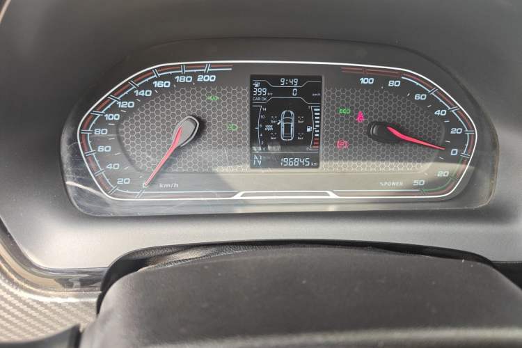 Used Chery New Energy Tiggo 3xe 2018 400 Comfort Edition Odometer Close Up